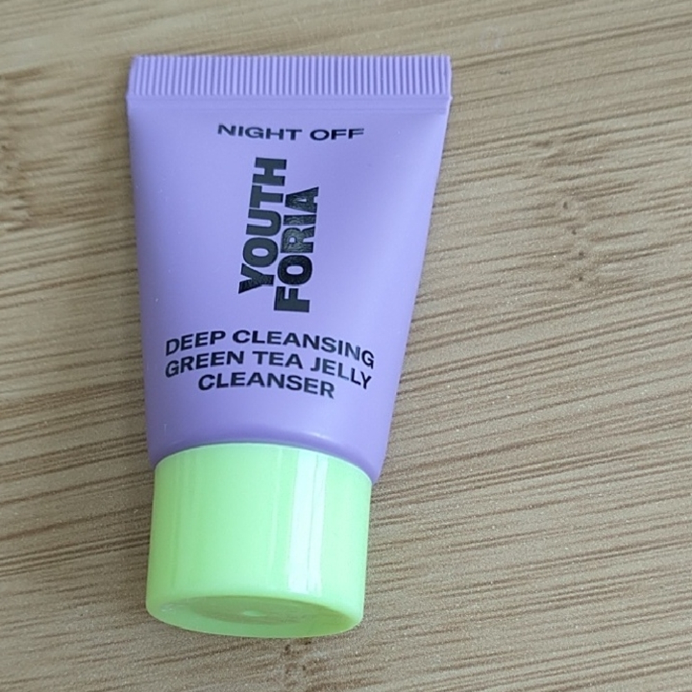 Youthforia Night Off Deep Cleansing Green Tea Jelly Cleanser - Lavender & Lime